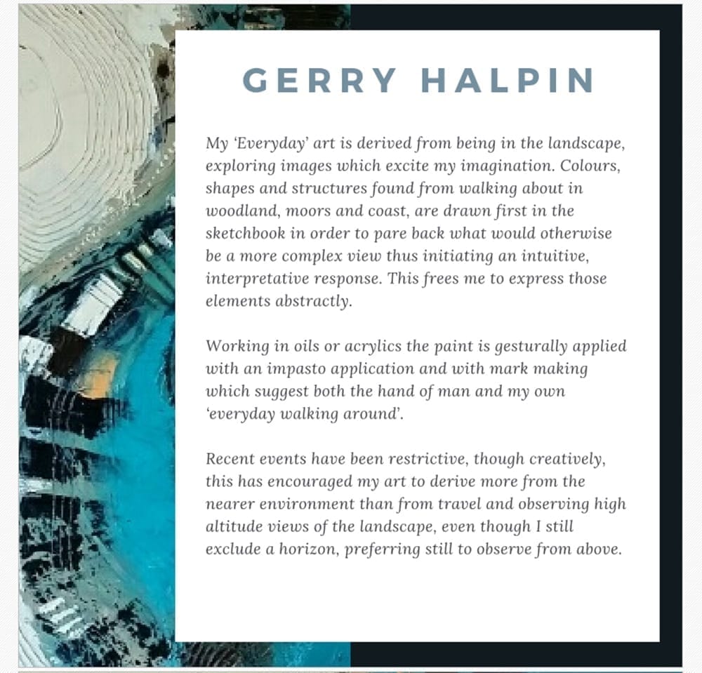 Gerry Halpin's Catalogue Entry