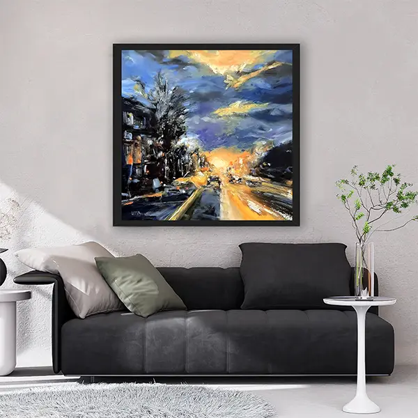 'Manchester Sunrise', Lita Narayan. Roomset.