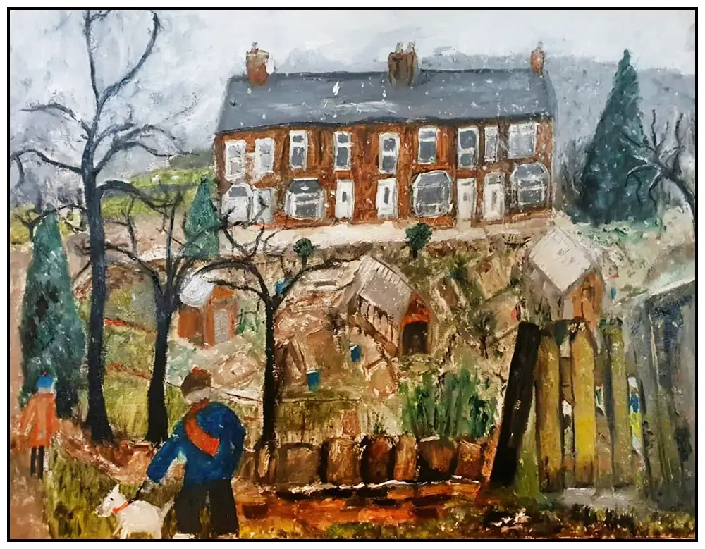 'Lymefield in the Snow', Marilyn Gollom.