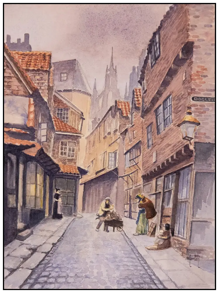 'Dog Leap Stairs, Newcastle', Morton Murray.