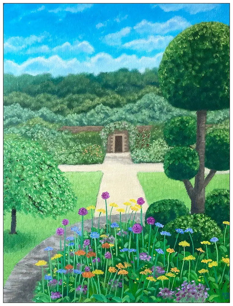 'Walled Garden, Astley Hall', Mike Lord.
