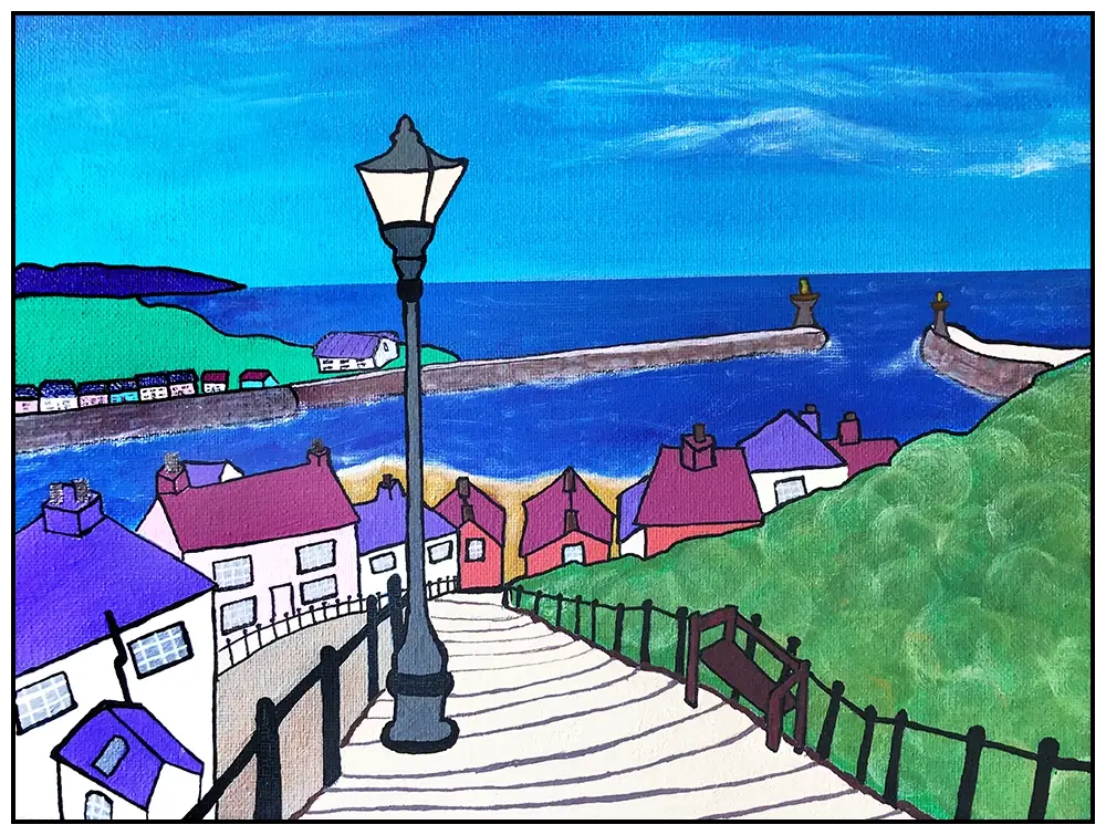 'Whitby 199 Steps', Lynda Griffiths